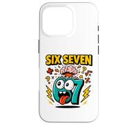 Six Seven Brain Mascot - Funny 67 Meme Humor Case for iPhone 16 Pro