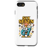 Six Seven Brain Mascot - Funny 67 Meme Humor Case for iPhone SE (2020) / 7/8