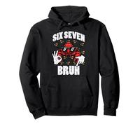 Six Seven Bruh 67 Mardi Gras 6 7 Crawfish Boys Kids Youth Pullover Hoodie