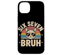 Six Seven Bruh Cat Lovers Cool Vibes Summer Fun Case for iPhone 14 Plus