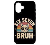 Six Seven Bruh Cat Lovers Cool Vibes Summer Fun Case for iPhone 16
