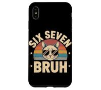 Six Seven Bruh Cat Lovers Cool Vibes Summer Fun Case for iPhone XS Max