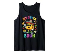 Six Seven Bruh Cinco De Mayo 67 Meme Taco Sunglasses Boy Kid Tank Top