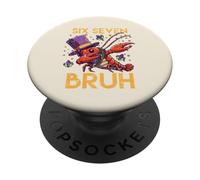 Six Seven Bruh Crayfish Dab 6 7 Mardi Gras 67 Boys Kid Youth PopSockets Adhesive PopGrip