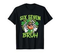 Six Seven Bruh St Patricks Day 6 7 Meme 67 Kids Youth Boys T-Shirt