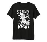SIX Seven Bruh St. Patrick's Day Meme Premium T-Shirt
