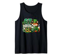 Six Seven Bruh Tee 67 St Patricks Day Outfit Shamrock Fox Tank Top