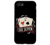 Six Seven Card Players Funny Poker Night Apparel Case for iPhone SE (2020) / 7/8