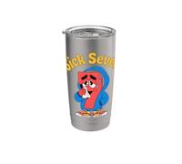 Six Seven Cartoon Character Design for Ill Days Fun Stainless Steel Insulated Tumbler