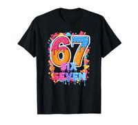 Six Seven Chocolate Ice-Cream Drip 6 7 Generation-Alpha Meme T-Shirt
