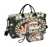 Six Seven Christmas Decorative Large Travel Duffel Luggage Tote Bag with Adjustable Strap for Hiking Multifunctional bolsas para viajar en Avion de Mujer