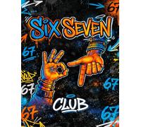 Six Seven Club Sketchbook: 6 7 Graffiti Style Drawing Book for Teens, Kids and Students | Trendy Urban Street Art Notebook with Blank Pages for Sketching, Doodling and Creative Ideas