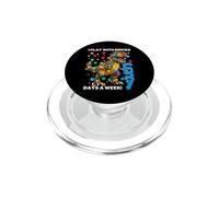 Six Seven I Play With Bricks 6 7 T-rex PopSockets PopGrip for MagSafe