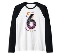 Six Seven Meme 6 7 Halloween Costume Couple 6th Birthday Raglan Baseball Tee