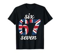 Six Seven Meme 6-7 Number Flag tee T-Shirt