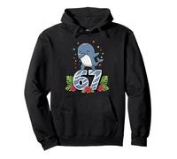 Six Seven Meme Dabbing Baby Whale 67 Funny Gen Z Apha Pullover Hoodie