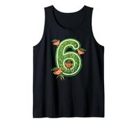 Six Seven Meme Gen Alpha Slang 67 Santa's Elf Christmas Tree Tank Top