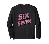 Six Seven Meme Whatever Answer to All Questions Fun Long Sleeve T-Shirt