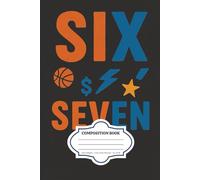 Six Seven Moments | Lined Composition Notebook Journal For Adults, Teen, Kids, School, Office, Work, College: 6 x 9 Inches | Grey Lines With Margins | 100 Pages College Ruled