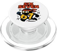 Six Seven Ninja Mascot - Funny Italian Brainrot 67 Meme PopSockets PopGrip for MagSafe