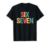 Six Seven - Retro Funny Memes Saying Sarcastic Novelty Meme T-Shirt