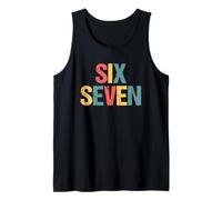 Six Seven - Retro Funny Memes Saying Sarcastic Novelty Meme Tank Top