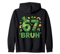 Six Seven St Patricks Day 67 6 7 Lucky Leprechaun Men Women Zip Hoodie