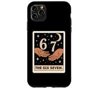 Six Seven Tarot Card Crescent Moon Tee, Funny 6 7 Occult Case for iPhone 11 Pro Max