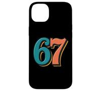 Six Seven Trendy Meme or Birthday Retro Art Case for iPhone 14 Plus