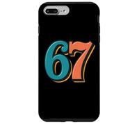 Six Seven Trendy Meme or Birthday Retro Art Case for iPhone 7 Plus/8 Plus