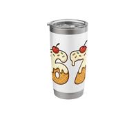 Six Seven Vanilla Ice Cream Cone 6 7 Internet Meme Stainless Steel Insulated Tumbler