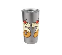Six Seven Vanilla Ice Cream Cone 6 7 Internet Meme Stainless Steel Insulated Tumbler