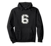 Six Sixth Sextet Number Pullover Hoodie