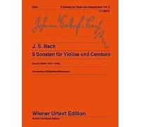 Six Sonatas BWV 1017 - 1019 Vol. 2 violin and harpsichord (piano)