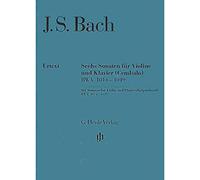 Six Sonatas for Violin and Piano (Harpsichord) BWV 1014 - 1019 - violin and piano - (HN 223)