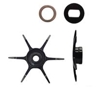 Six Star Drag 64mm Fishing Reel for BF7 BF8 Ib7 Ib8 and Zenon Includes Two Adjustment Gaskets No Spindle Change Required (Left Type Black)