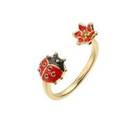 Six Star Ladybirds Inspired Adjustable Rings Artistic Enameled Detailing Trendy Jewelry Accessory Her Six Spotted Ladybirds Open Rings Jewelry