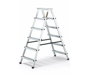 SIX-STEP ALUMINUM DOUBLE-SIDED 2x6 HOUSEHOLD LADDER 125 KG