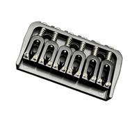 Six String Fixed Bridge 72.8x38MM 10.6 Metal Hardtail for Electric Guitar Black Generic Acoustic Guitar Bridge