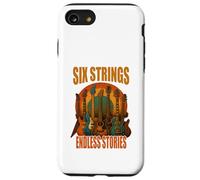 Six Strings Endless Stories Guitar Music Lovers Shirt Case for iPhone SE (2020) / 7/8