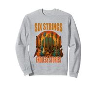 Six Strings Endless Stories Guitar Music Lovers Shirt Sweatshirt