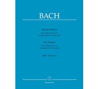 Six Suites for Violoncello solo (BWV 1007-1012) arranged for Viola solo Viola Mu