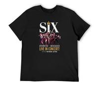 Six The Musical Design T-Shirt Black M