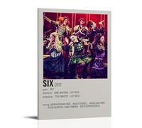 Six The Musical Poster Decorative Painting Canvas Wall Posters And Art Picture Print Modern Family Bedroom Decor Posters 08x12inch(20x30cm)