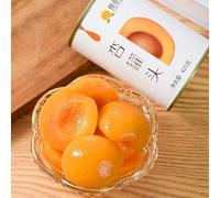 Six Types of Canned Fruits Mixed Packaging, Low Sugar Fruit Snacks, 425g/Can【 Yellow Peach Pineapple Orange Pear Plum Assorted 】, Healthy and Nutritious Snacks, Family Snacks (apricot,6 can)