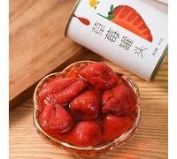 Six Types of Canned Fruits Mixed Packaging, Low Sugar Fruit Snacks, 425g/Can【 Yellow Peach Pineapple Orange Pear Plum Assorted 】, Healthy and Nutritious Snacks, Family Snacks (strawberry,6 can)