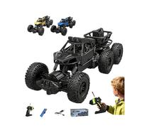 Six-Wheel Alloy Rock-Climbing Rc Car, High-Speed Off-Road Remote Control Truck, All-Terrain High-Resilience Shock Absorption, Four-Wheels Drive Off-Road RC Cars, Outdoor Alloy Rc ATV