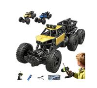 Six-Wheel Alloy Rock-Climbing Rc Car, High-Speed Off-Road Remote Control Truck, All-Terrain High-Resilience Shock Absorption, Four-Wheels Drive Off-Road RC Cars, Outdoor Alloy Rc ATV