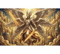 Six-winged Angel 1000 Piece Jigsaw Puzzle,Home Wall Decor,Stress Relief,Premium Cardboard,Whimsical Challenge,Great Gifts,Educational Toy,Adults & Kids 14+ 52x38cm