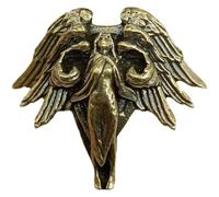 Six Winged Angel Knife Lanyard Bead Charm Bead Brass European Paracord Beads Paracord Cord Tool Bead for Keychain Bracelet Accessories